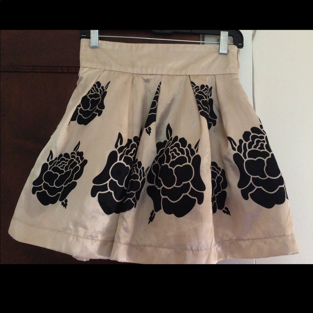 Gold and Black Skirt